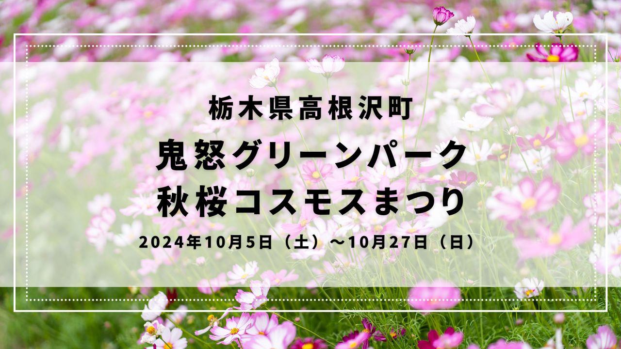 鬼怒グリーンパーク 秋桜コスモスまつり