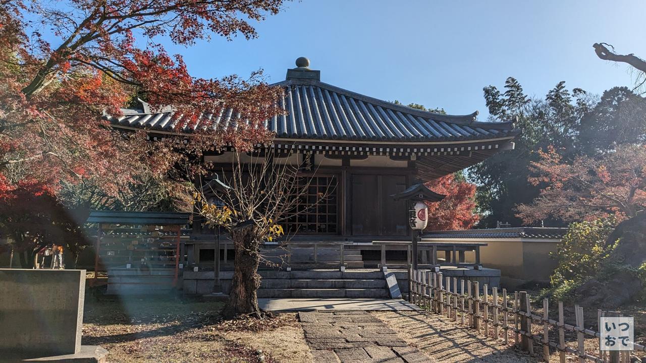 東漸寺の紅葉のブログ画像