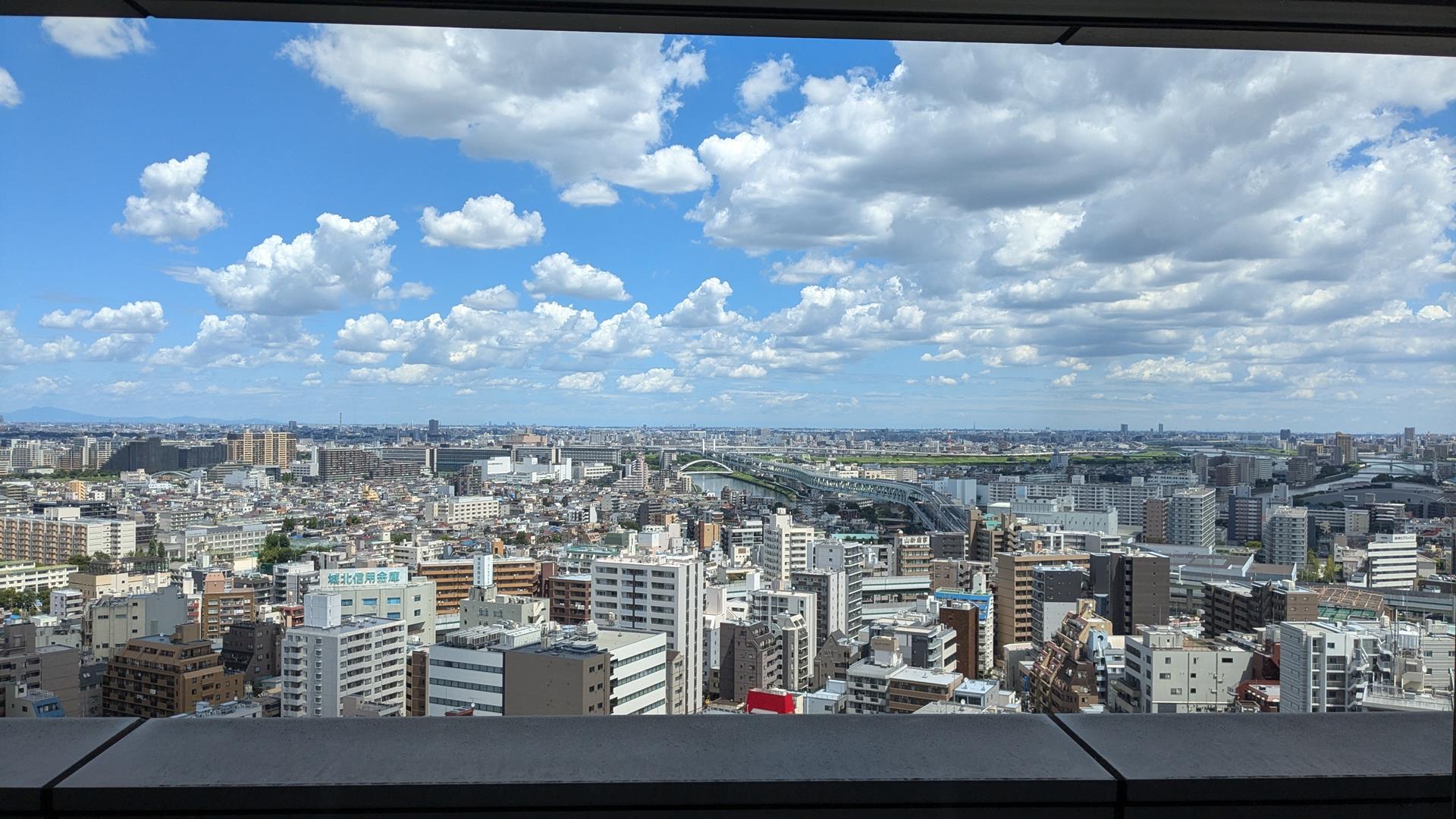 北とぴあ 展望ロビー