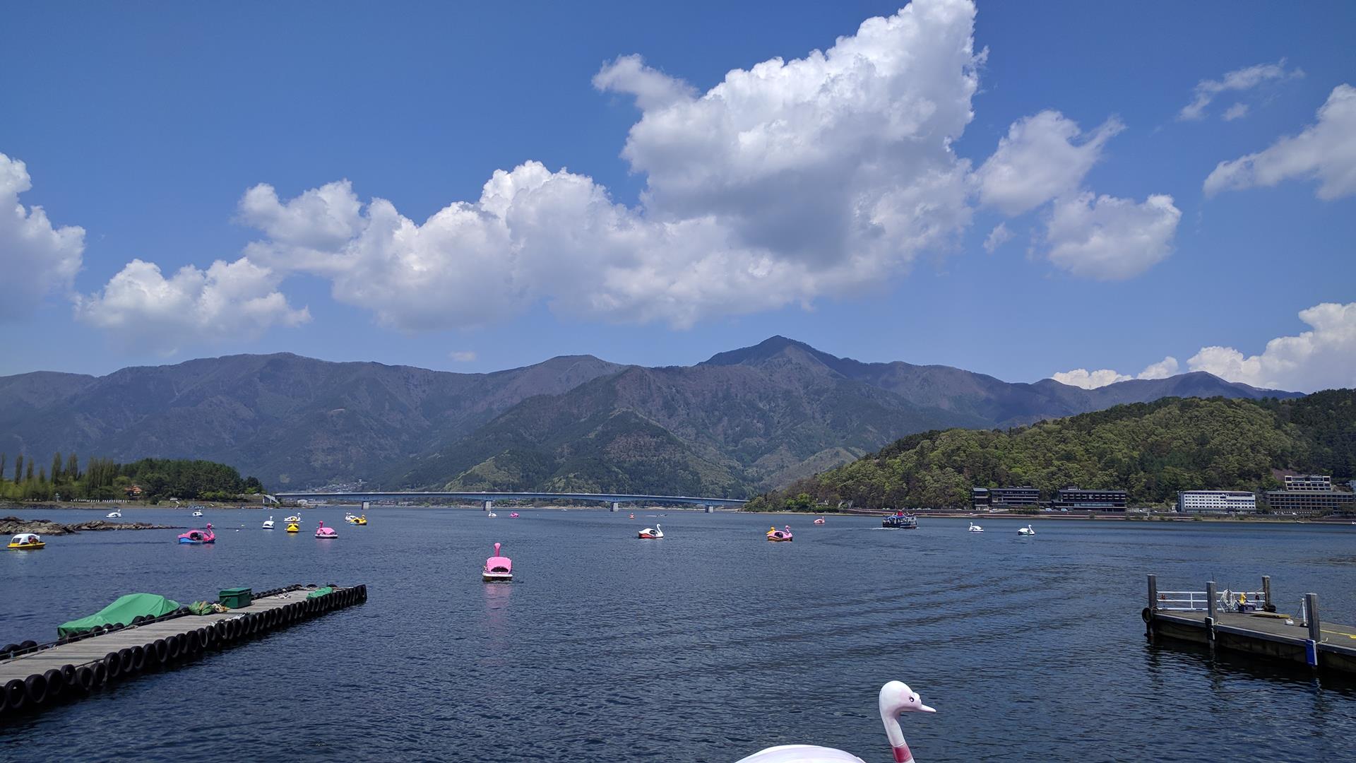 仕事の疲れを癒やす、GWの河口湖旅行