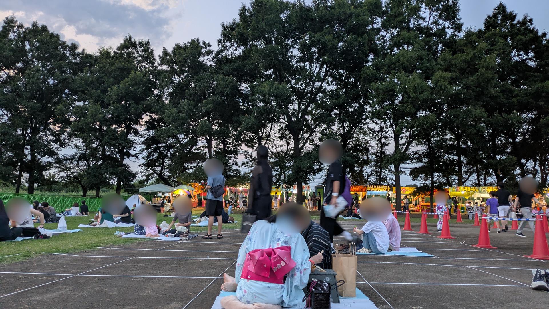 有料席が快適すぎる「さいたま市花火大会 東浦和 大間木公園会場」を見に行った